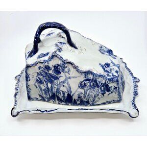 Antique Ringtons Tea Merchants Newcastle upon Tyne butter dish/cheese dish